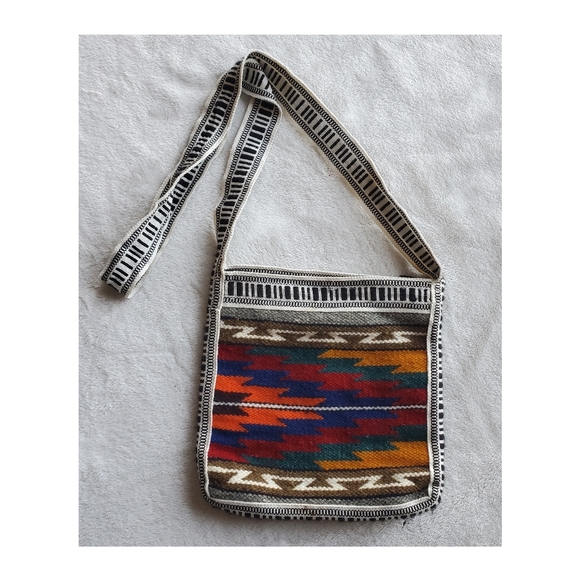 handmade Handbags - Handmade western print crossbody purse